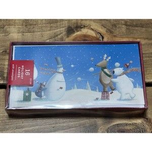 IMAGE ARTS HOLIDAY CHRISTMAS Cards & Envelopes Boxed Set of 16 New